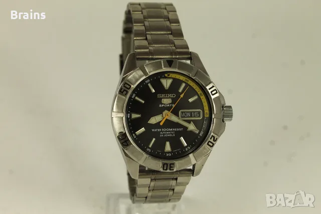 SEIKO 5 Sports Automatic 23 Jewels Японски Ръчен Часовник, снимка 3 - Мъжки - 56104419