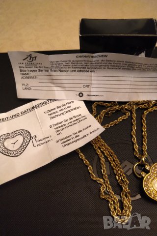 Нов позлатен дамски часовник със сваровски НАМАЛЕН, снимка 3 - Дамски - 31521383