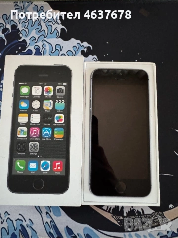 iPhone 5s 16GB – перфектно състояние, iOS 8.3, с оригинална кутия