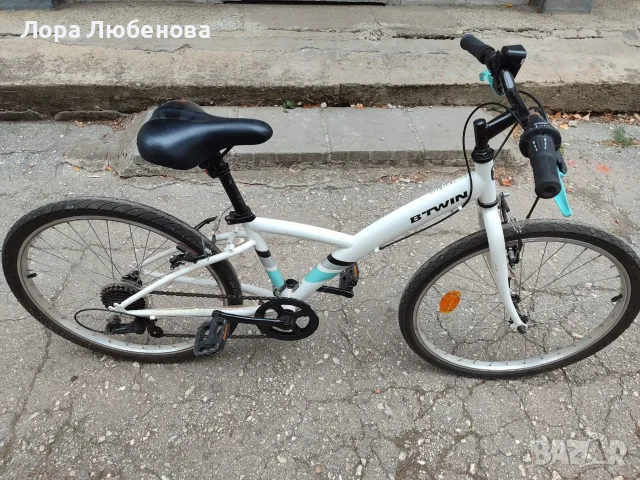 Детски/юношески хибриден велосипед B'Twin (Decathlon) Original 100, 24"