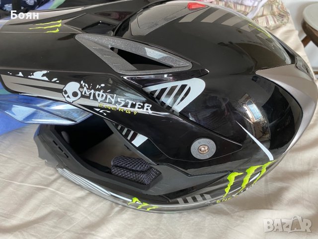 Каска за мотор monster , снимка 3 - Други - 29372345