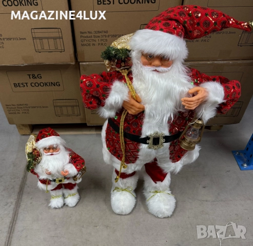 Веселия Дядо Коледа в три размера 50/70/90см поръчай сега цени от 29,99лв, снимка 2 - Декорация за дома - 52562427