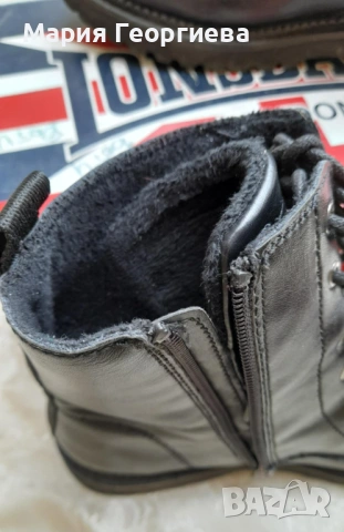 Боти Tom Tailor No39, Ботуши No37 Стелка 23.5, Ботуши сиви №40, снимка 6 - Дамски боти - 53930947