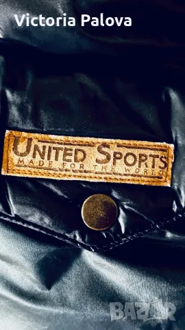 Ултрамодерно  пухено яке бомбър унисекс UNITED SPORTS, снимка 4 - Якета - 48739862
