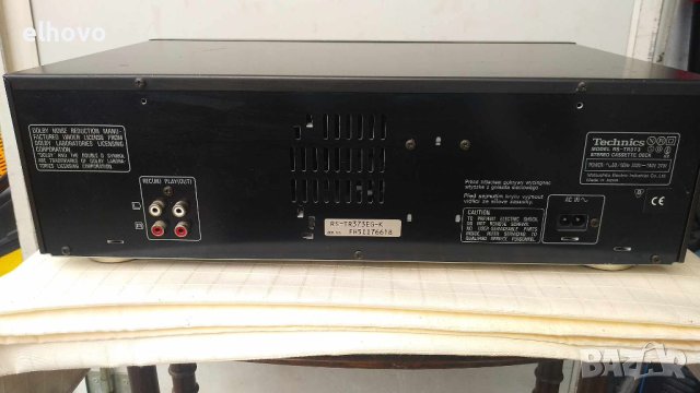 Дек Technics RS-TR373, снимка 7 - Декове - 42085420
