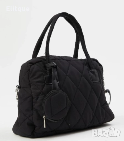 Модерна капитонирана дамска чанта 32х43, снимка 4 - Чанти - 52744059