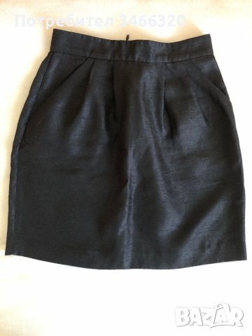 Черна къса пола H&M, снимка 1 - Поли - 40407114