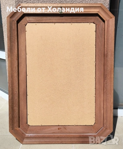 Огледало с дърворезбована рамка, снимка 7 - Огледала - 54328724