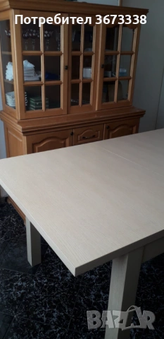 Разтегателна трапезна маса, снимка 3 - Маси - 53945629