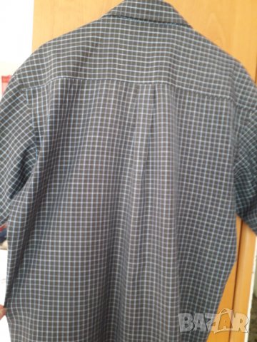 Мъжка риза къс ръкав на квадратчета 41/42, снимка 4 - Ризи - 29157454