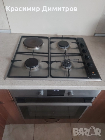 Котлони за вграждане 3 газови и 1 електрически 1500 w Edesa Испания много запазени.