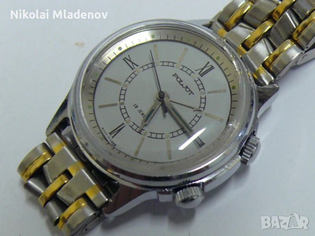 Съветски Полет/POLJOT Звънчев Мъжки ръчен часовник, работещ, снимка 12 - Мъжки - 53277248