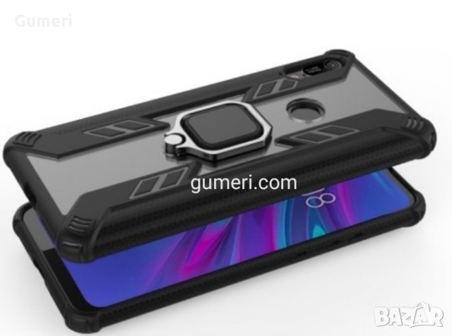 Huawei Y6s Удароустойчив гръб с метален пръстен , снимка 2 - Калъфи, кейсове - 30522525