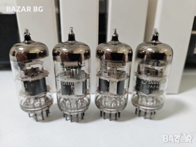 TOSHIBA  6DJ8/ECC88 – 4 броя, мачнати