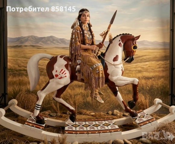 люлеещ кон от дърво, снимка 8 - Декорация за дома - 53520514