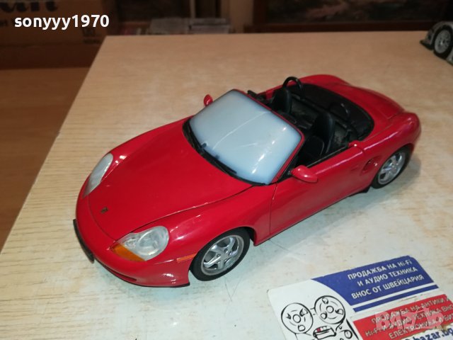 PORSCHE BOXTER 1/18-METAL-ВНОС GERMANY 3010231017, снимка 7 - Колекции - 42775560