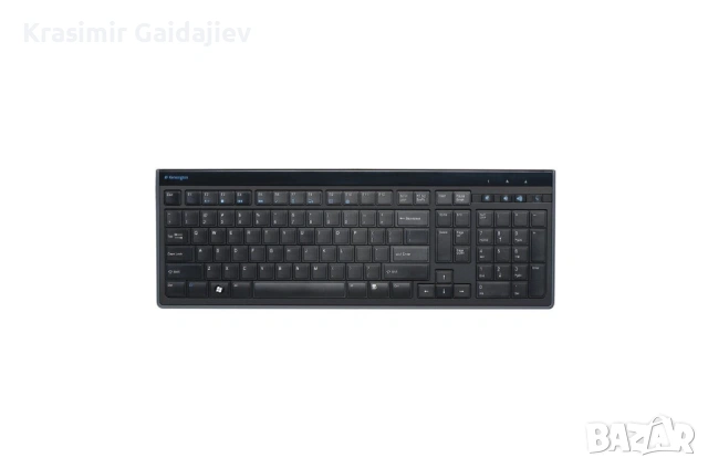 Kensington Advance Fit™ K72357DE Плоска клавиатура с пълен размер (DE), QWERTZ версия