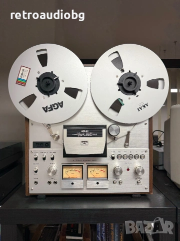 🔈ТОП колекционерски триглав ролков магнетеофон AKAI GX-630 + наб адаптери + ролки🔈, снимка 2 - Декове - 53962501