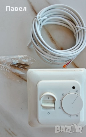 Термостат за подово отопление с датчик като нов