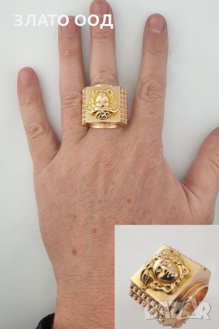 Мъжки златни пръстени, снимка 7 - Пръстени - 30983632