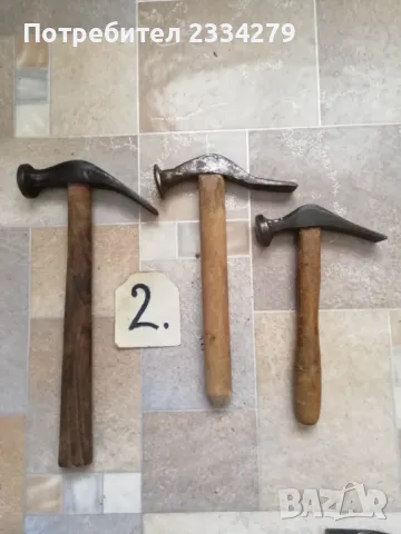 Стари занаятчийски и битови чукове, 100% автентичност., снимка 7 - Декорация за дома - 32020651