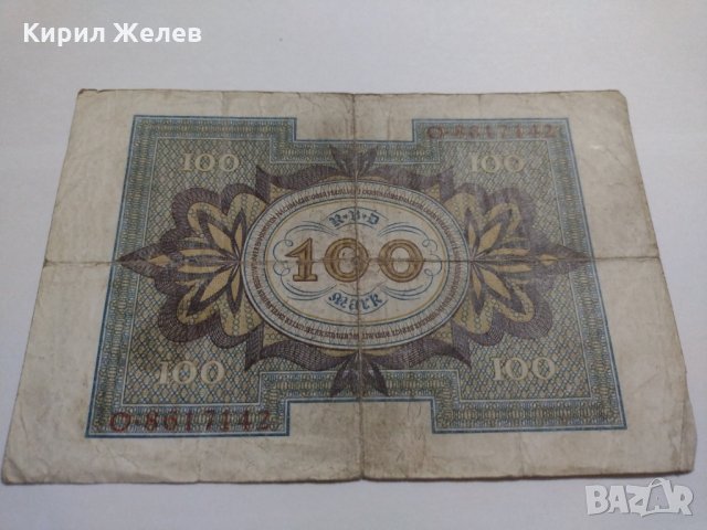 Райх банкнота -  Германия - 100 марки / 1920 година - 17909, снимка 6 - Нумизматика и бонистика - 31029703