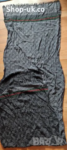 Шал GUCCI с две лица., снимка 5 - Шалове - 49018886