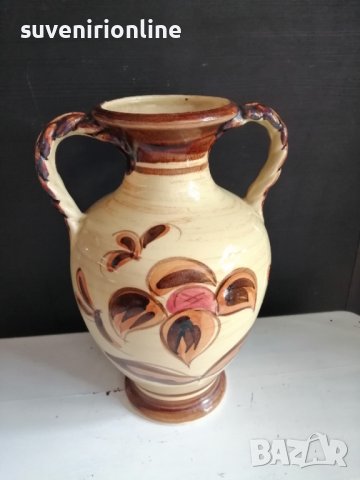 Стара керамична делва ваза, снимка 1 - Вази - 40206741