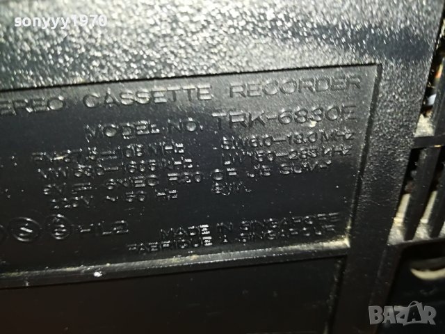 hitachi trk-6830e-внос germany 1112221006, снимка 15 - Радиокасетофони, транзистори - 38971081