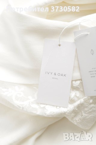  Чисто нова IVY OAK Оригинал Булчинска рокля - размер Л, снимка 3 - Рокли - 40679173
