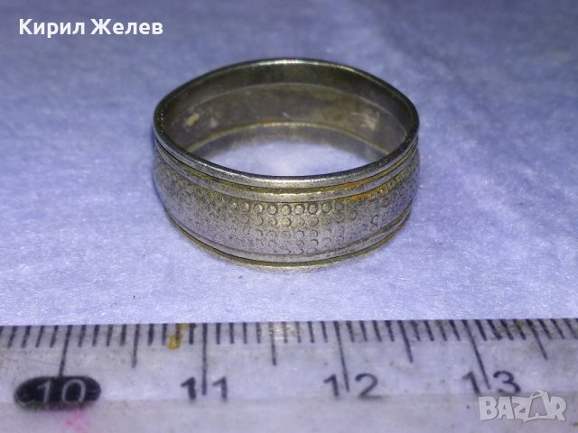 Стар ОРНАМЕНТИРАН СРЕБЪРЕН РЕТРО ПРЪСТЕН ОКСИДИРАНО СРЕБРО 925 МАЙСТОРСКА ИЗРАБОТКА Тип ХАЛКА 40622, снимка 11 - Антикварни и старинни предмети - 42646410