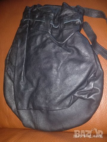 Дамска чанта,тип мешка,естествена кожа 30\25см,с дълги дръжки, снимка 2 - Чанти - 42139826