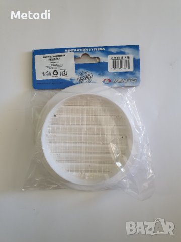  Вентилационна решетка с мрежа за отвор с диаметър 100мм, снимка 2 - Други - 42199496