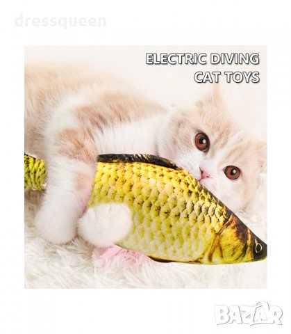 3118 Играчка за котки мърдаща се рибка, снимка 1 - За котки - 34247945