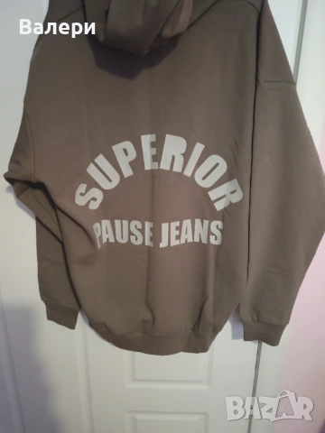 Суичър PAUSE "S" размер , снимка 4 - Суичъри - 54186142