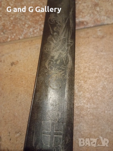 Стара италианска сабя мод.1855, снимка 8 - Други ценни предмети - 53125495