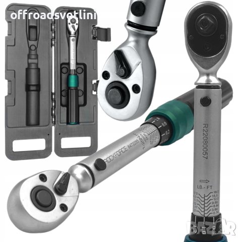 КЛЮЧ ДИНАМОМЕТРИЧЕН 1/4“ 1-25NM RockForce RF-6472285 с бърза фиксация