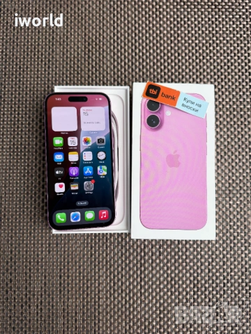 ⚠️ НОВ❗️ iPhone 16 Pink Лизинг от 26Е/мес 128GB ГАРАНЦИЯ ❌ розов, снимка 10 - Apple iPhone - 53107197