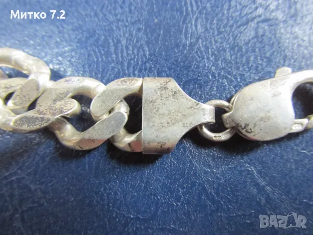 Сребърен ланец 3, снимка 5 - Колиета, медальони, синджири - 50429141