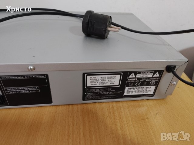 Philips dvp3350v VHS DVD, снимка 5 - Плейъри, домашно кино, прожектори - 40325516