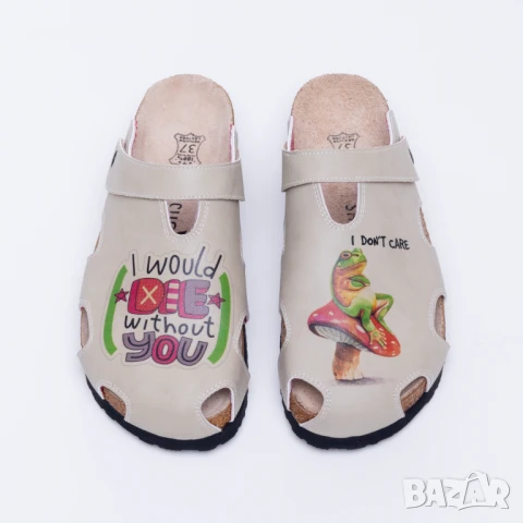 🥁 Намаление - Ортопедични сандали със стелка от естествен велур | Марка Tuasolea, снимка 1