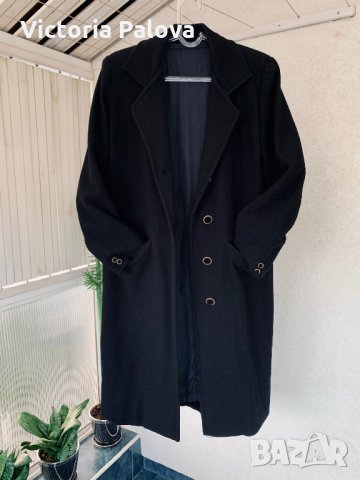 Красиво модерно черно палто, снимка 4 - Палта, манта - 34278606