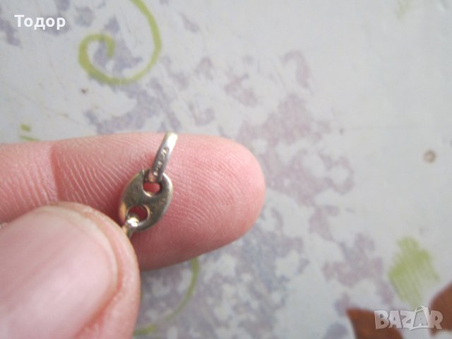 Дизайнерска позлатена сребърна гривна 4, снимка 3 - Гривни - 35194099