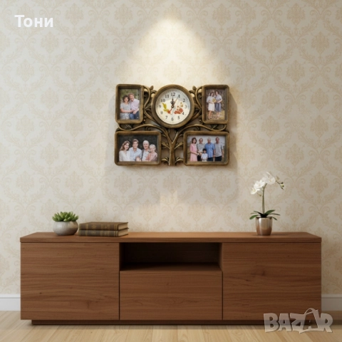 Рамка за снимки с часовник 2 в 1 - Дървото на живота, снимка 7 - Стенни часовници - 52285844