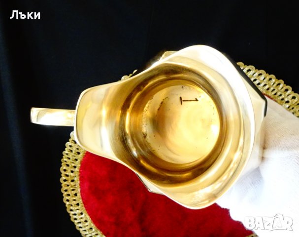 Бронзова кана за вино,октагон. , снимка 8 - Антикварни и старинни предмети - 39710733