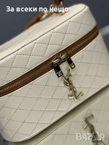 Дамска Кожена Чанта Yves Saint Laurent - Налични Разслични Цветове Код E496, снимка 4 - Чанти - 50677624