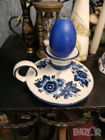Delft порцеланов свещник 