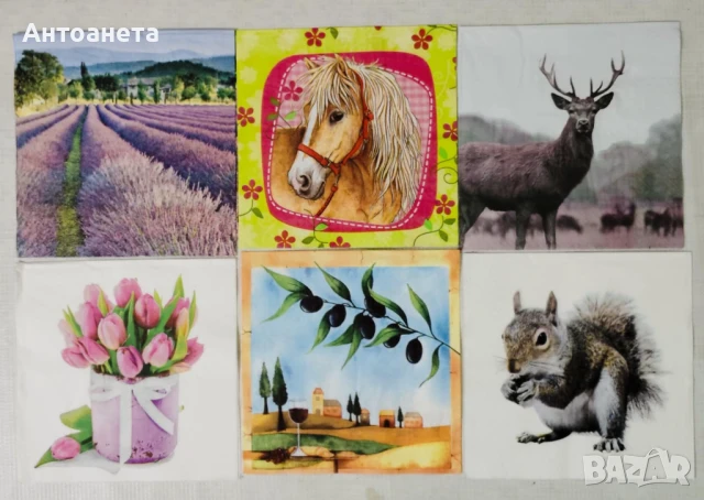 Салфетки, снимка 2 - Други ценни предмети - 49152371