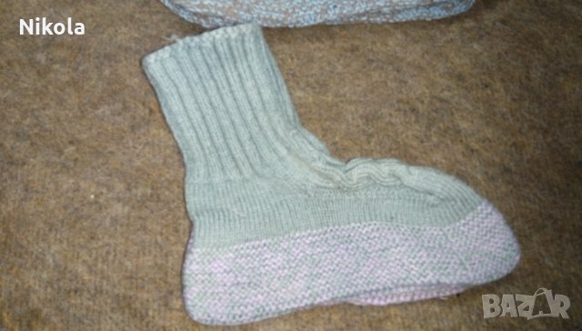 Плетени Терлици и чорапи, снимка 3 - Мъжки чехли - 29394697