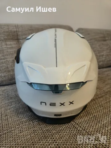 Цената е в ЕВРО Продавам каска Каска NEXXX.WST3 PLAIN WHITE PEARL ,, снимка 2 - Аксесоари и консумативи - 56156539